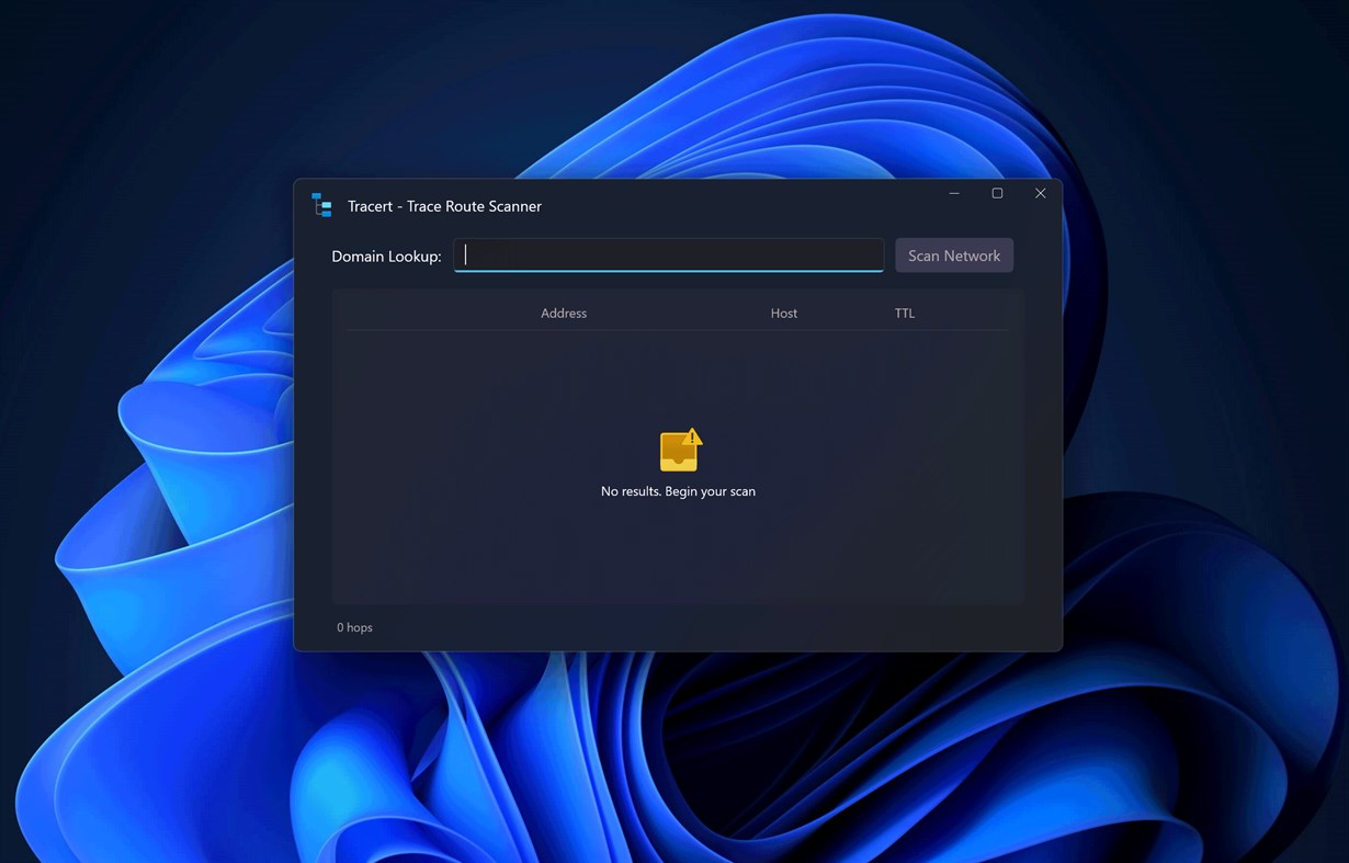 #2. Tracert - Trace Route Scanner (Windows) Podle: Evlar