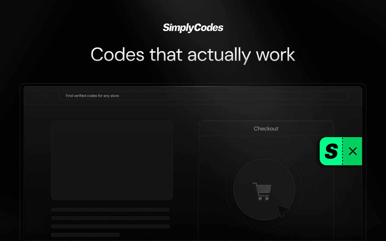 SimplyCodes: Verified Coupon Codes by Real Shoppers