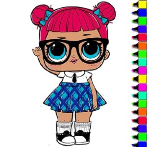 Easy Kids Coloring Lol Game icon
