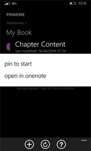 Pinmore for OneNote screenshot 3