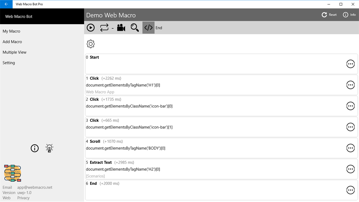 #4. Web Macro Bot (Windows) Podle: Aifen App