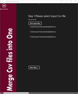 Merge Csv files into One screenshot 2