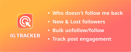 IG Tracker: Track Instagram followers & posts marquee promo image