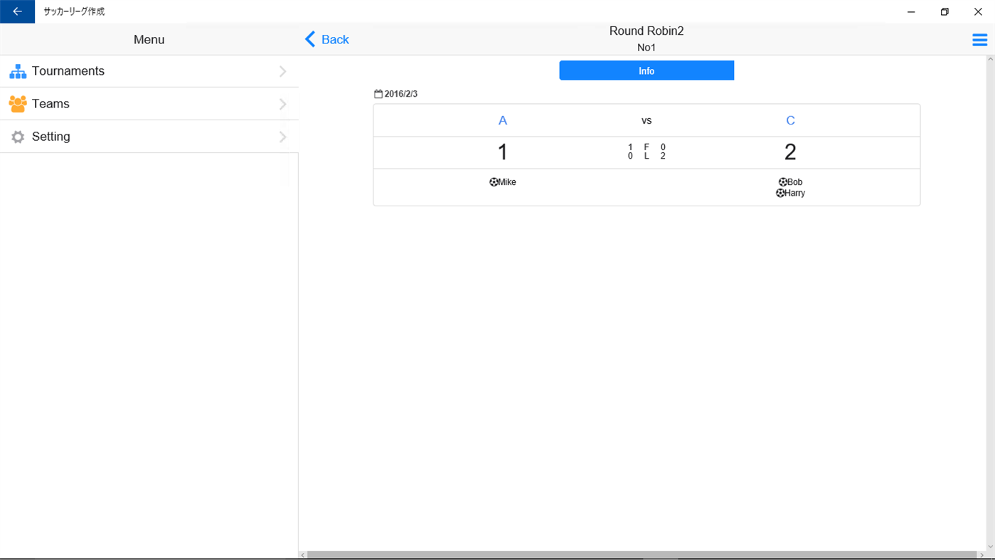 #4. Football Tournament Maker (Windows) Podle: eniblo