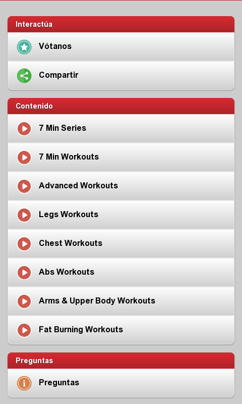 Screenshot 1 7 minutes workouts windows