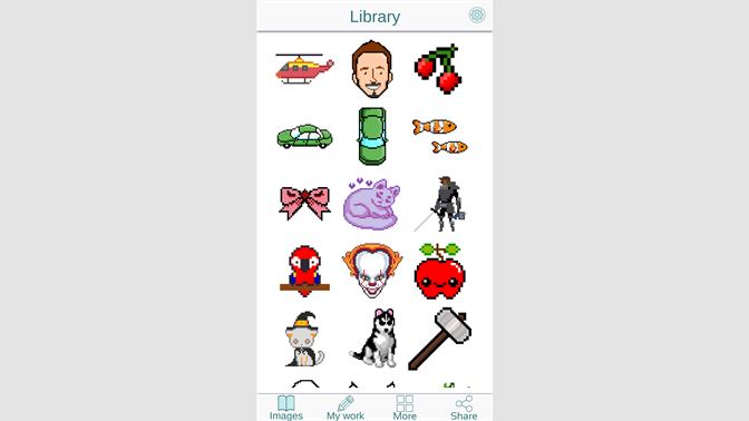 Sayilarla Boya Pixel Art Boyama Kitabi Al Microsoft Store Tr Tr