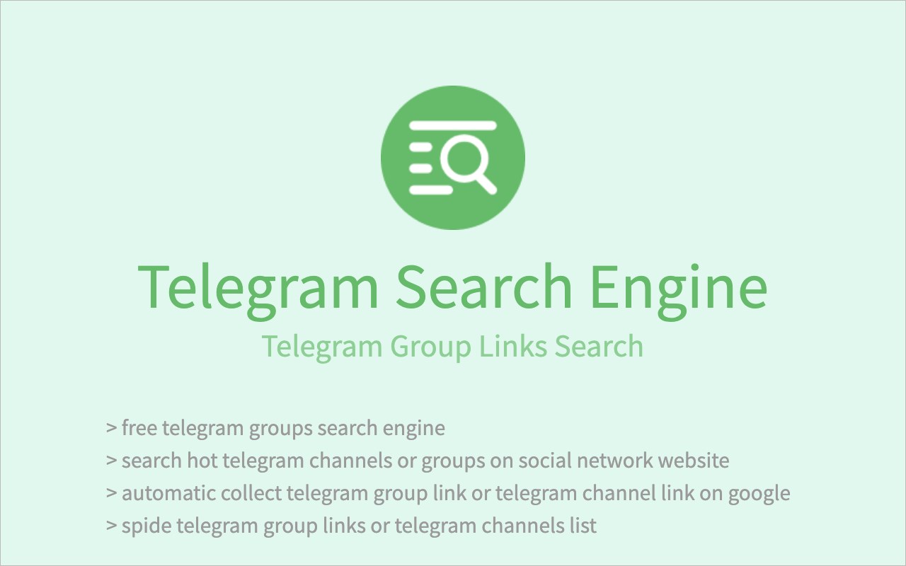 Telegram Search Engine - TG Group Link Search