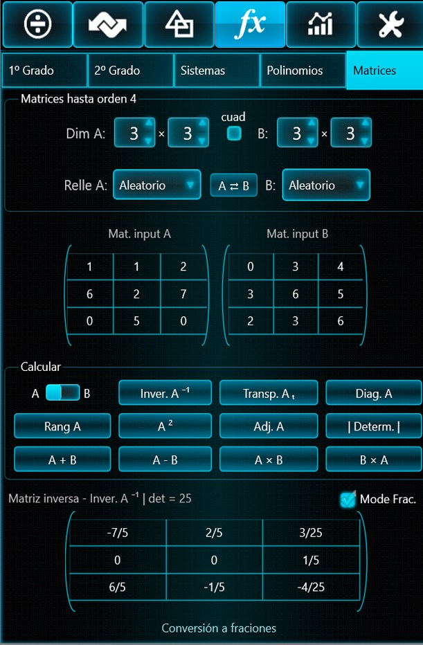 Oficalc screenshot