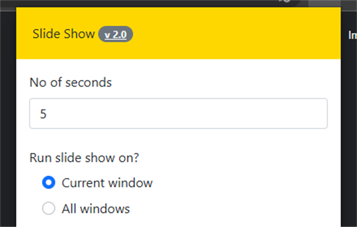 Slideshow Tabs