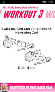 Full Body Swiss Ball Workout screenshot 4