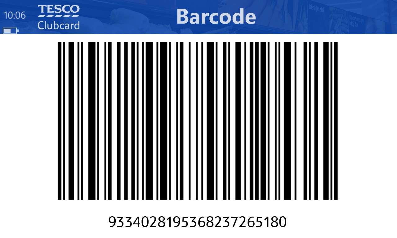 Tesco CC SK for Windows 10 Mobile