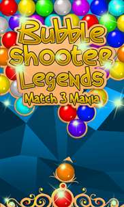 Bubble Shooter Legends - Match 3 Mania screenshot 1