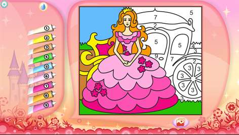 Pretty Princess Coloring Book Snímky obrazovky 1