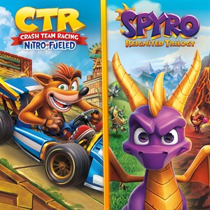Pacote de Jogos - Crash Team Racing Nitro-Fueled + Spyro