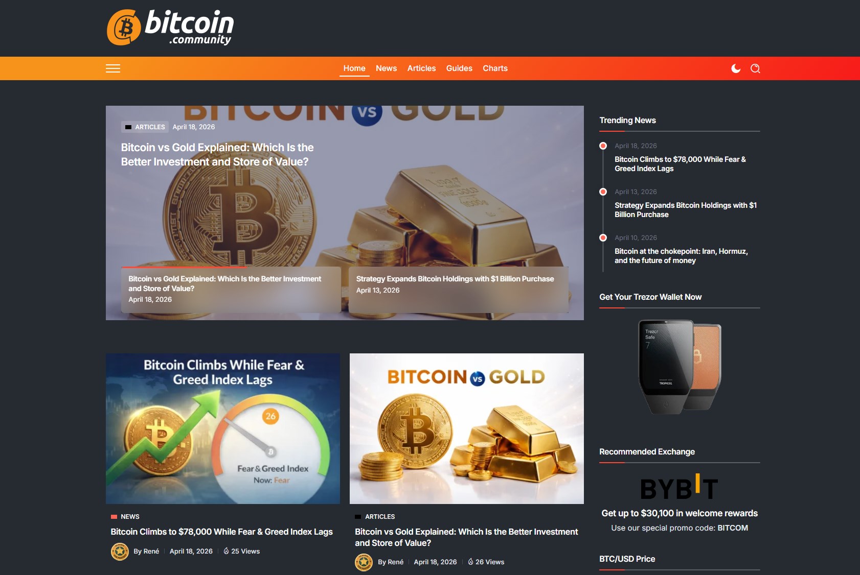 Bitcoin Community screenshot