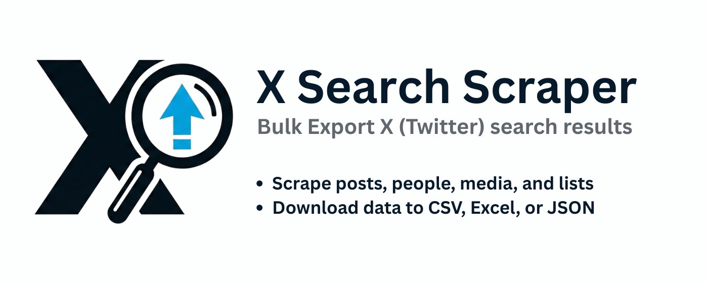 X Search Scraper – Export Twitter Search Results