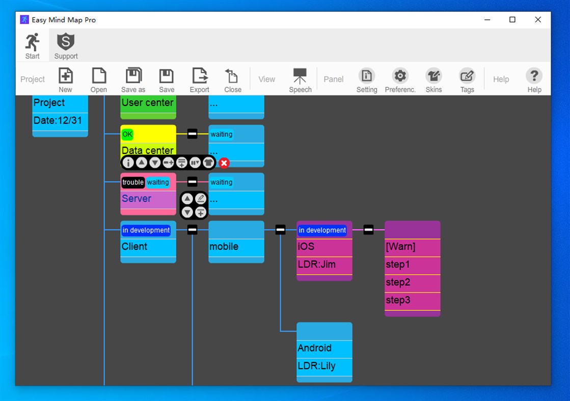 #1. Easy Mind Map Pro (Windows) Göre: ATGOX