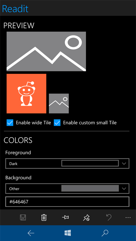 Capture d’écran : Tile Detail 1