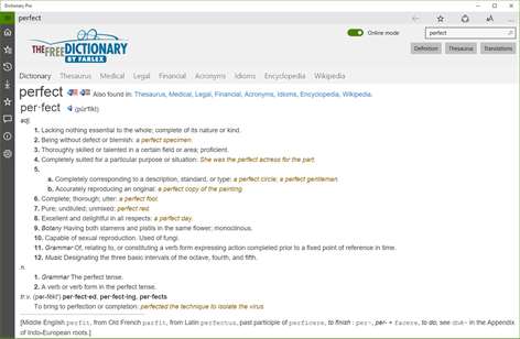 Dictionary Pro Screenshots 1