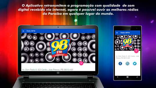Rádio Correio 98FM JP screenshot 1