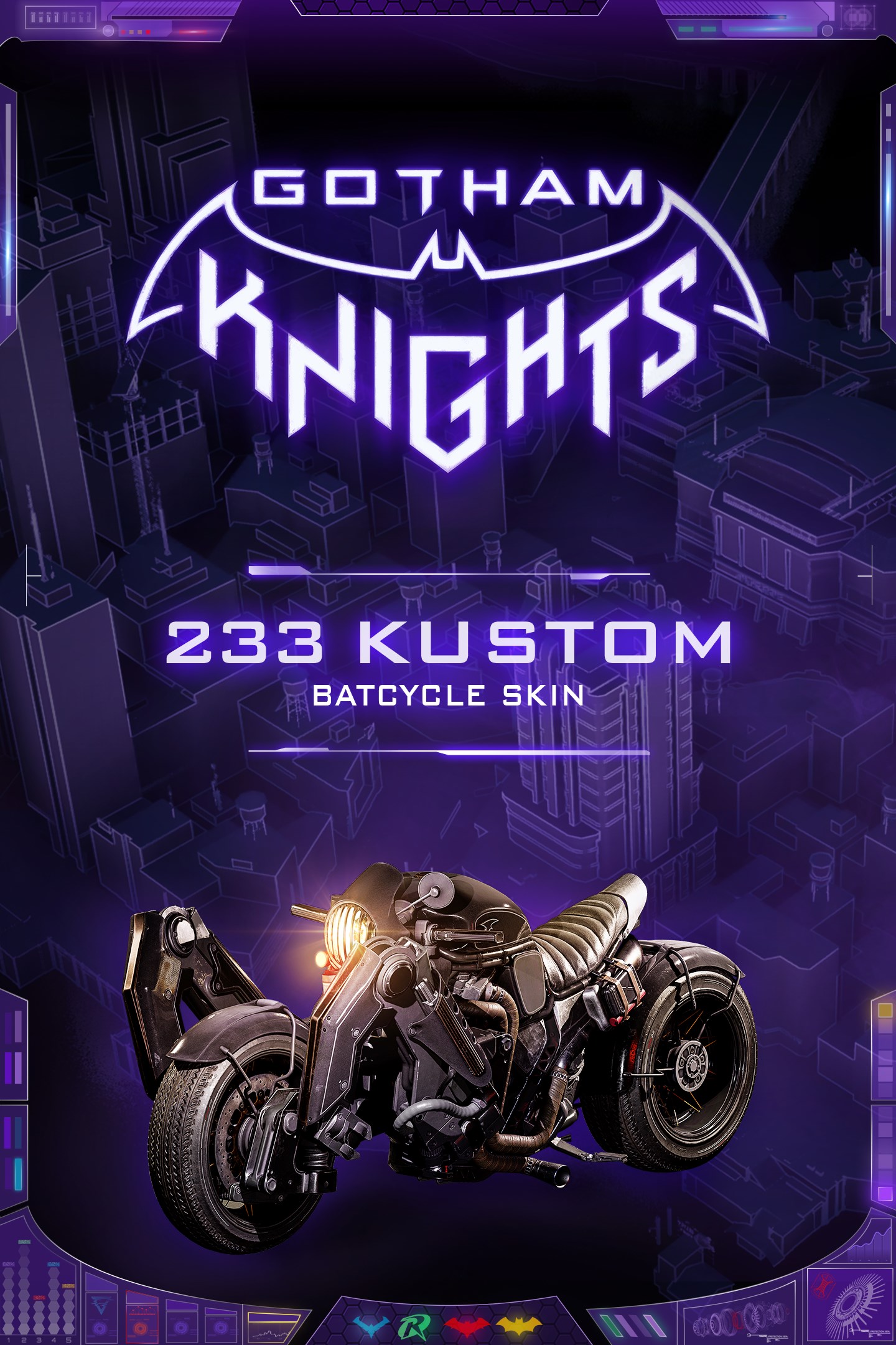 Buy Gotham Knights: 233 Kustom Batcycle Skin | Xbox