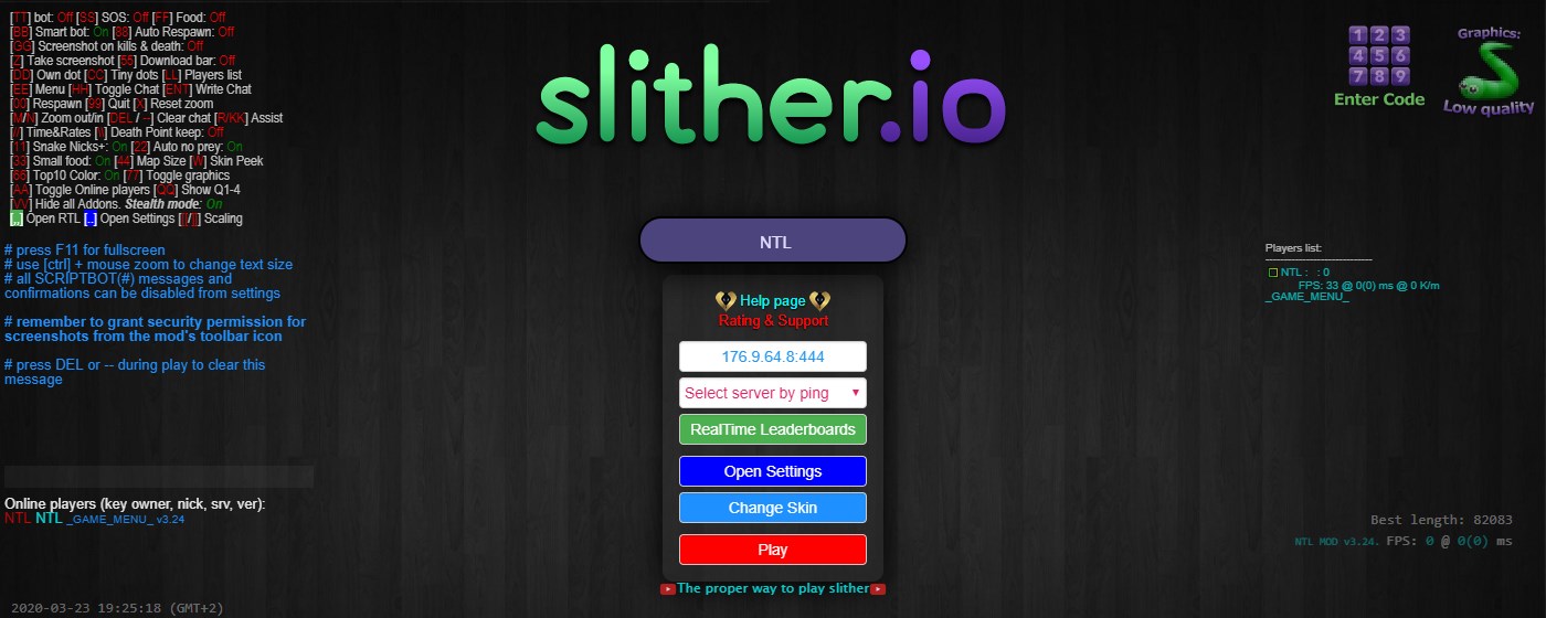 NTL MOD for Slither.io marquee promo image
