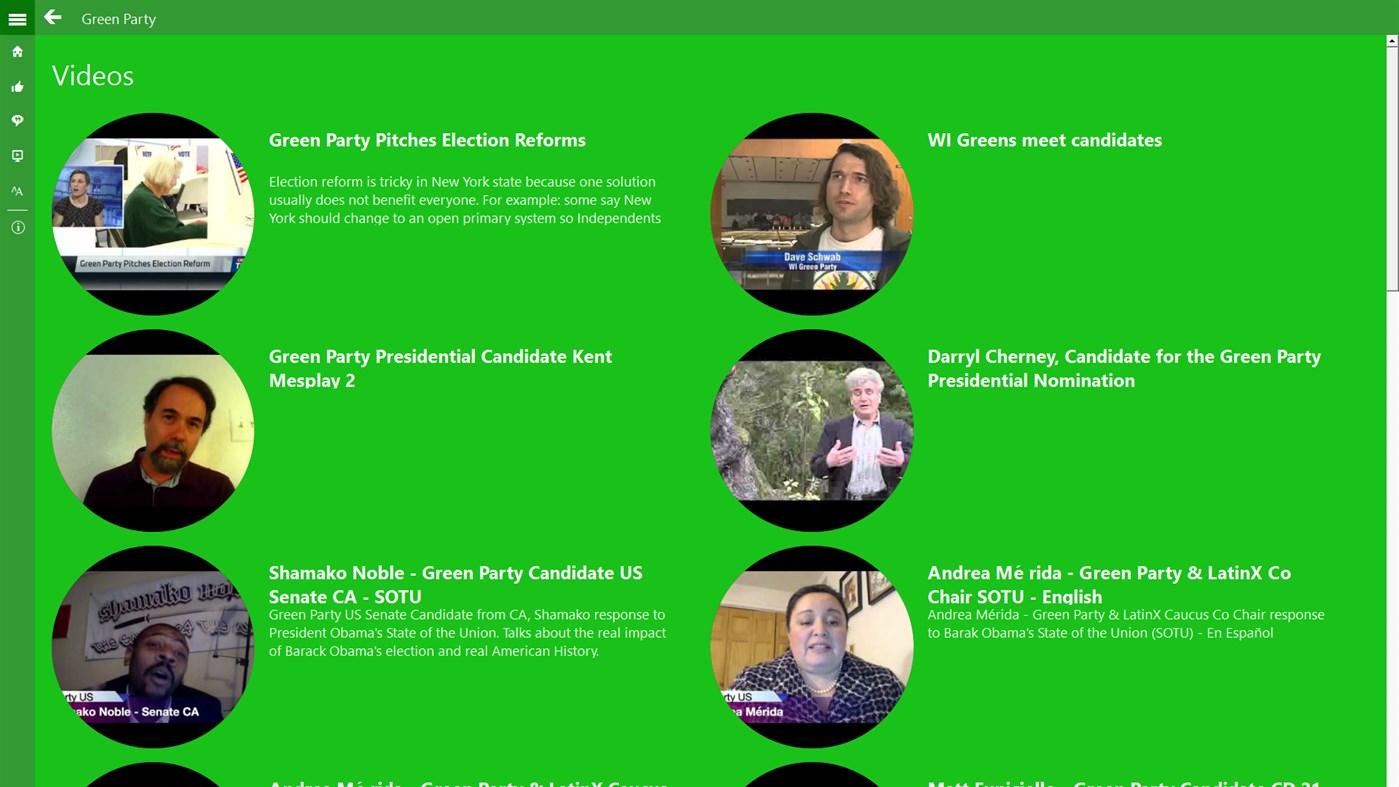 #3. Green Party (Windows) By: Harmonic Lotus