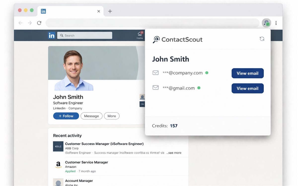 ContactScout - Candidate Email Finder for Recruiters