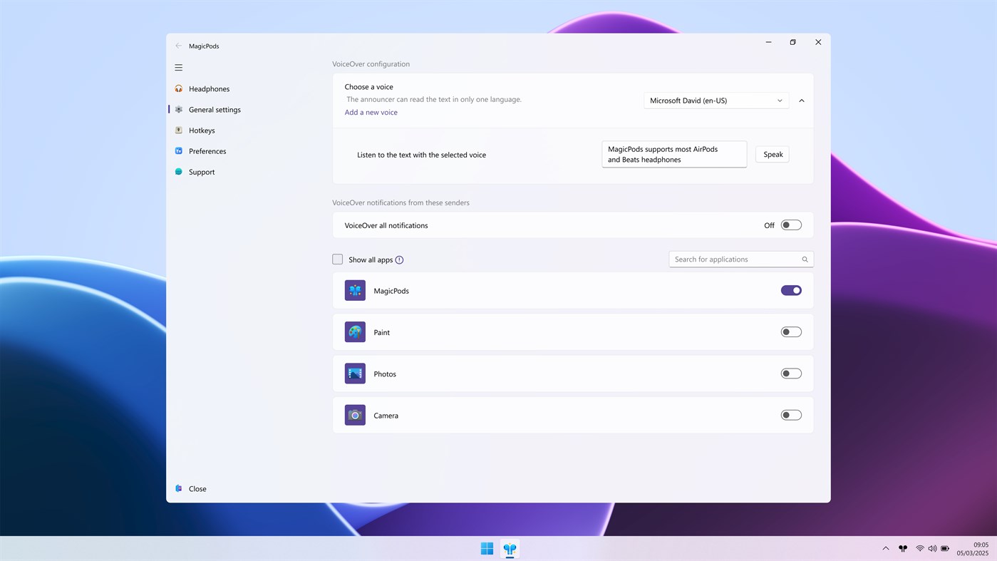 #8. MagicPods (Windows) โดย: Aleksandr Maslov