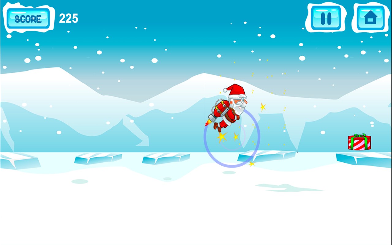 Flying Santa Gifts Game