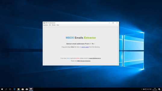 MBOX Emails Extractor screenshot 2