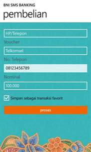 BNI SMS Banking screenshot 6