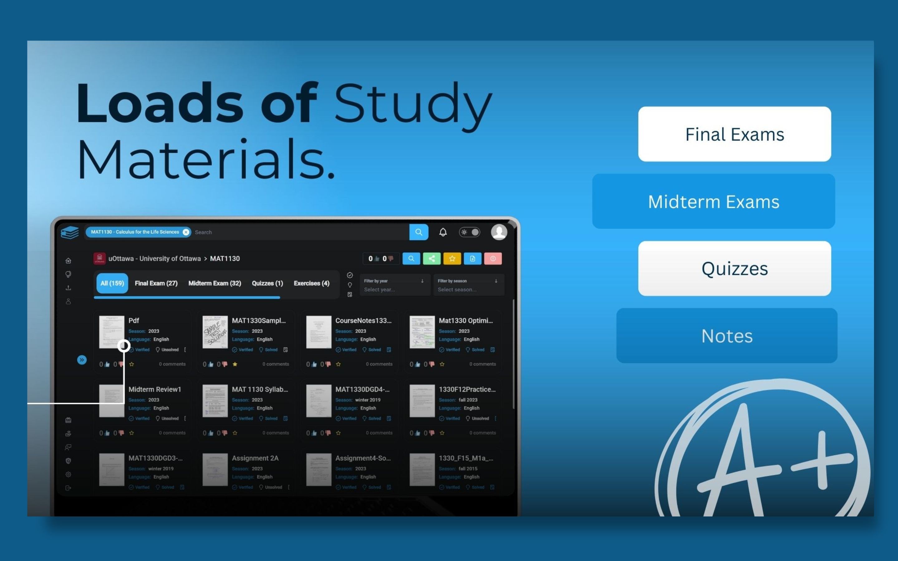 uNotes - Past Papers & Exams screenshot