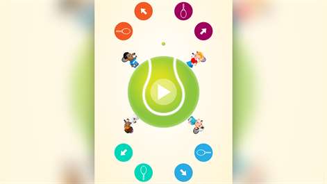 Circular Tennis - Cool Multiplayer: 4, 3, 2 Player Screenshots 2