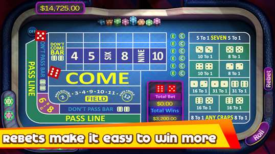 Casino Craps Free screenshot 3