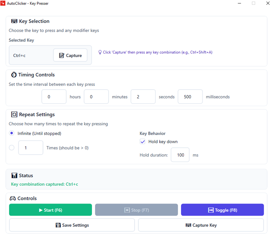 #4. Auto Clicker - Key presser (Windows) By: ShazApp