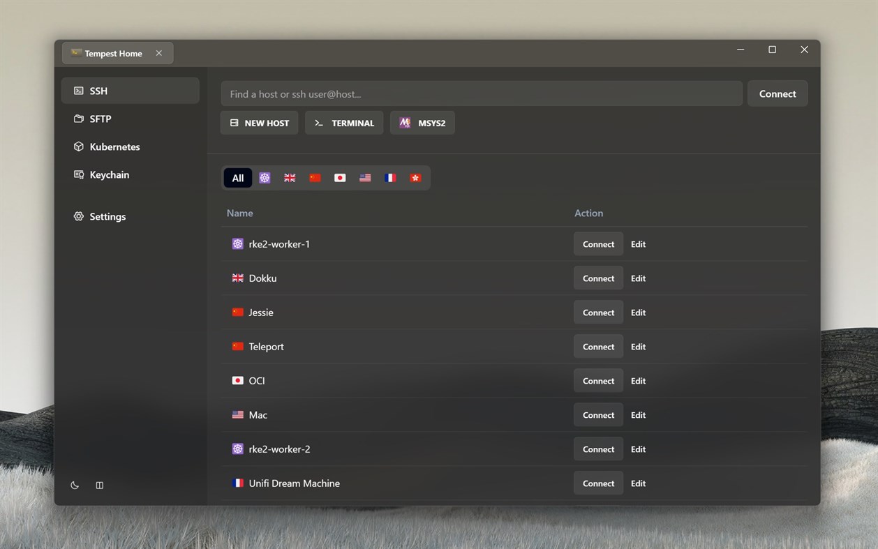 #1. Tempest - Ultimate SSH client (Windows) 来自: Shompinice