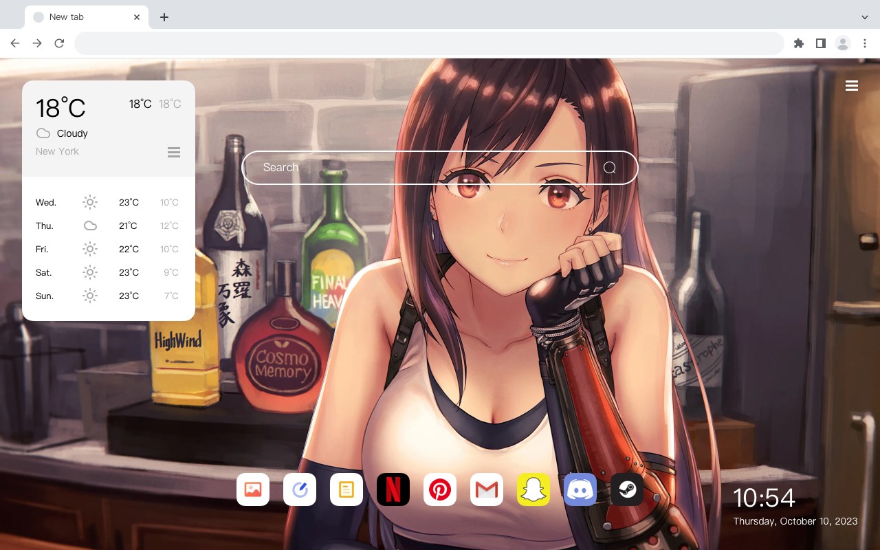 Tifa Lockhart Anime 4K Wallpaper HomePage