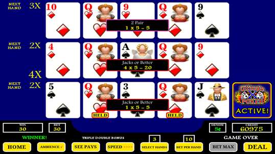 Ultimate X Poker screenshot 1