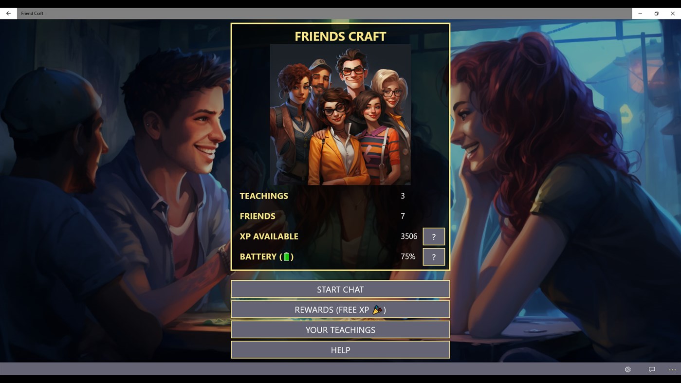 #7. Friends Craft: Characters AI (Windows) Podle: Andrea Testa