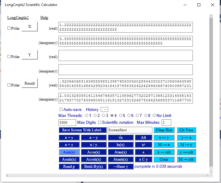 LongCmplx2 Scientific Calculator for Windows 10 Mobile