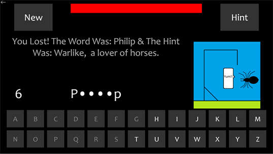 Bible Hangman: Windows 10 Edition screenshot 4
