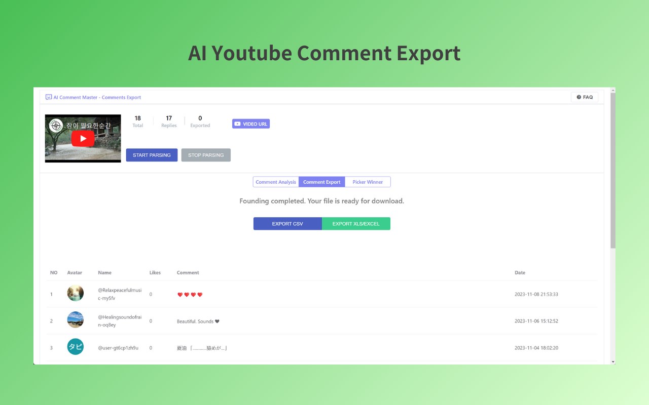 Free YouTube™ Comment Finder - EasyComment