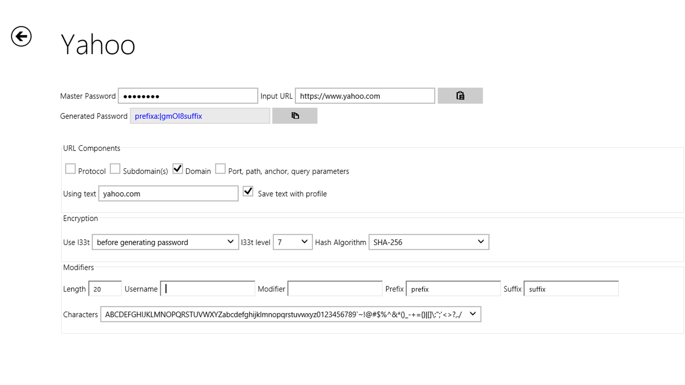 #5. PasswordMaker Modern (Windows) 由: Graham Benton