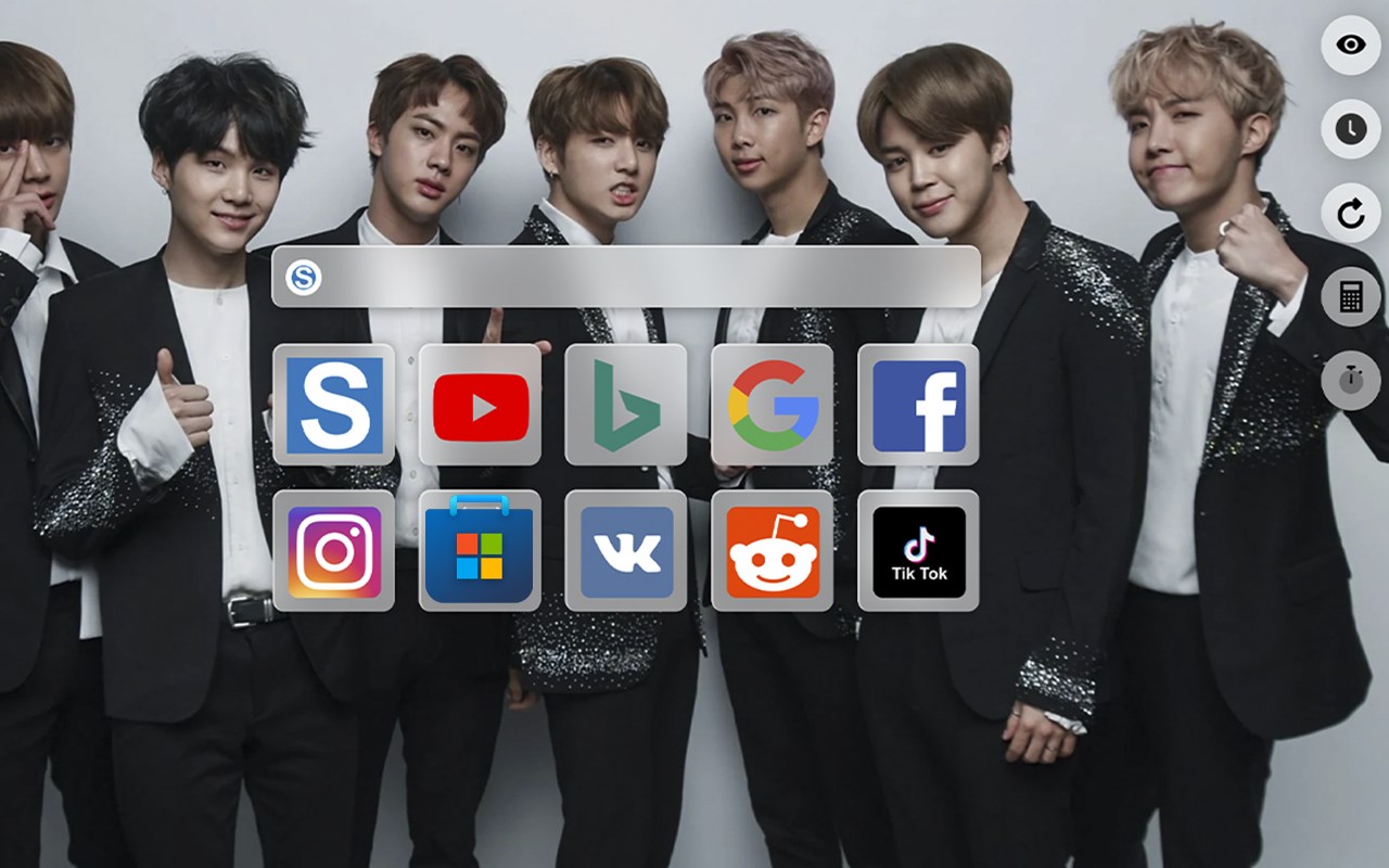 Bangtan Boys Members HD Wallpaper New Tab