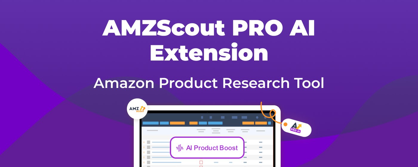 AI Amazon Product Research - AMZScout PRO AI Extension