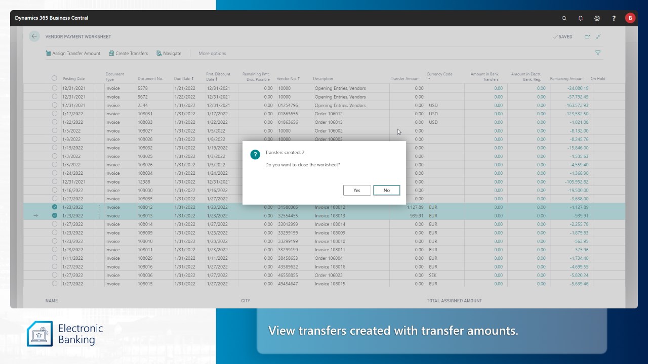 Snapshot 6 of Electronic Banking Base App