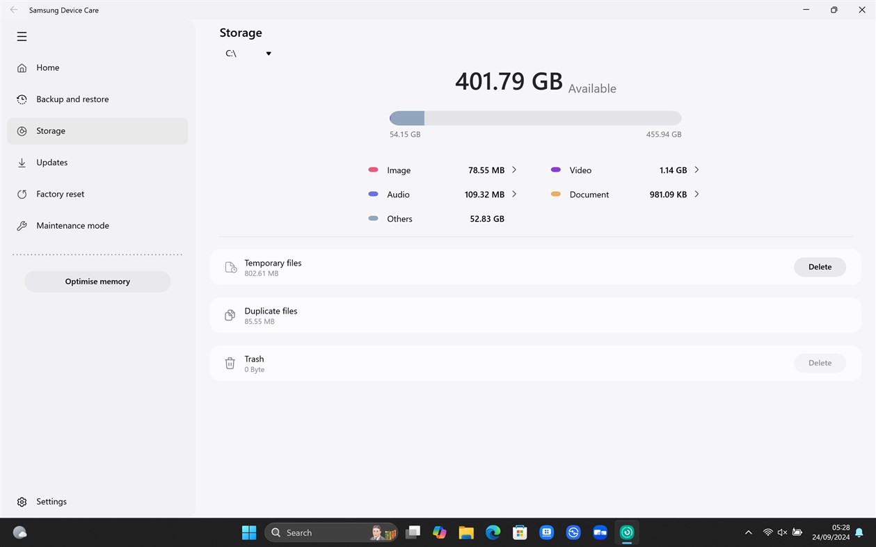 #3. Samsung Device Care (Windows) بواسطة: Samsung Electronics Co. Ltd.