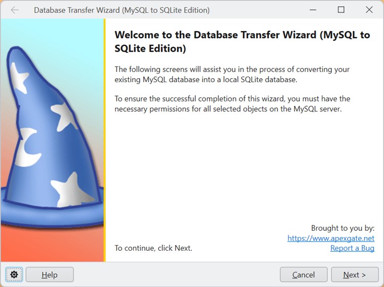 Database Transfer Wizard - PC - (Windows)