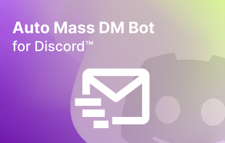 dSender: Discord Mass DM Bot for Bulk Messages